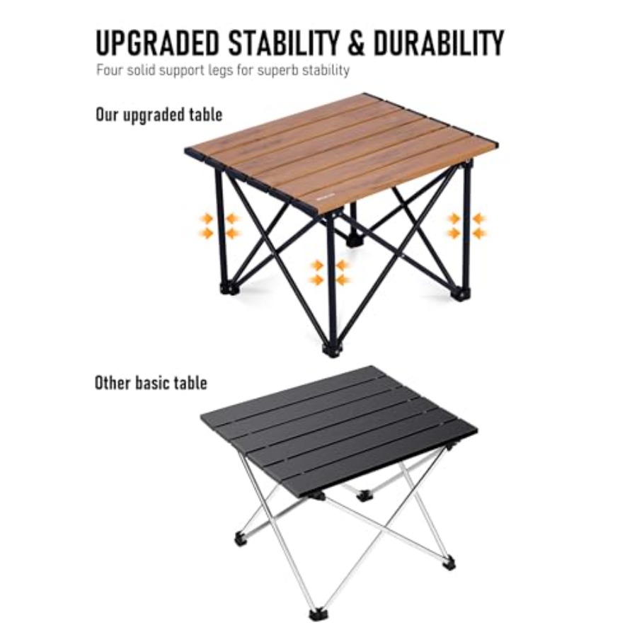 Ultralight Camping Table, Comp - مراجعة Camping Cooking Table With Windshield وسعره