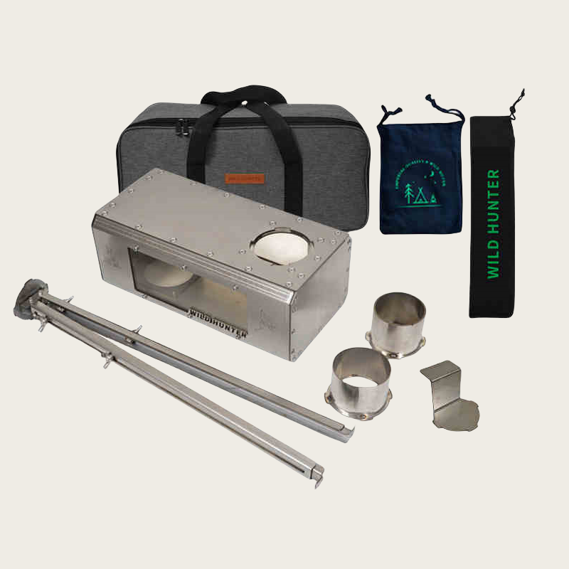 Camping Firewood Stove 2-Side  - مراجعة Camping Cooking Fire Stove وسعره