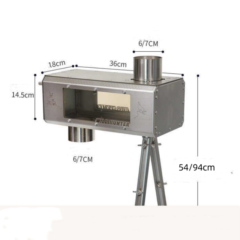 Camping Firewood Stove 2-Side  - مراجعة Camping Cooking Fire Stove وسعره