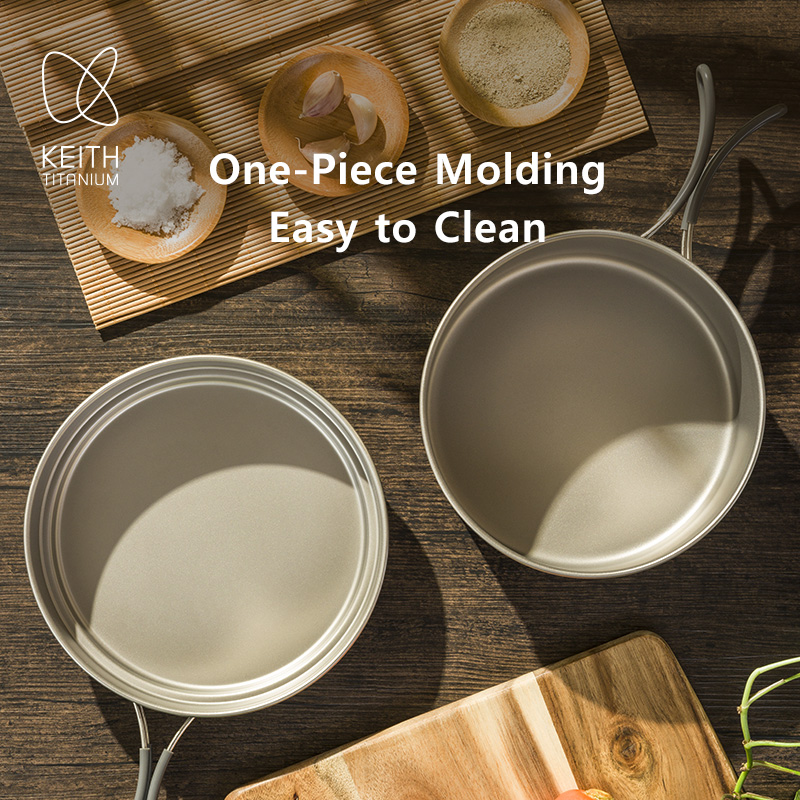 Keith Titanium Pot Set Outdoor - مراجعة Nesting Camping Cooking Set وسعره
