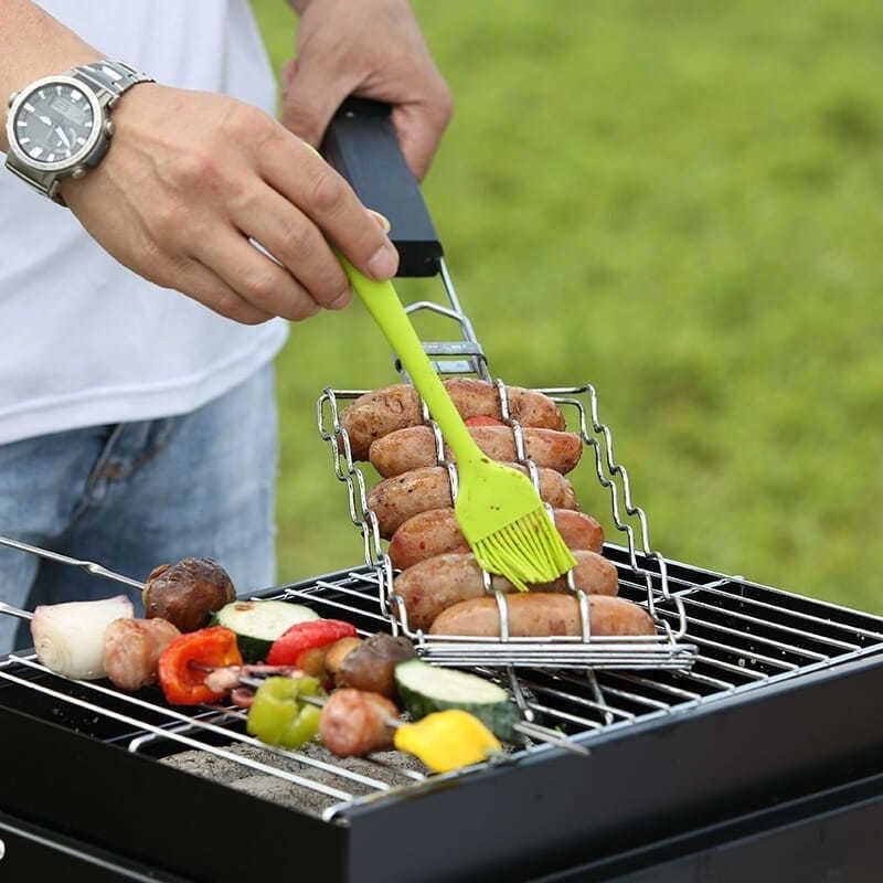 Portable Camping BBQ Grill Com - مراجعة Camping Cooking Grill وسعره