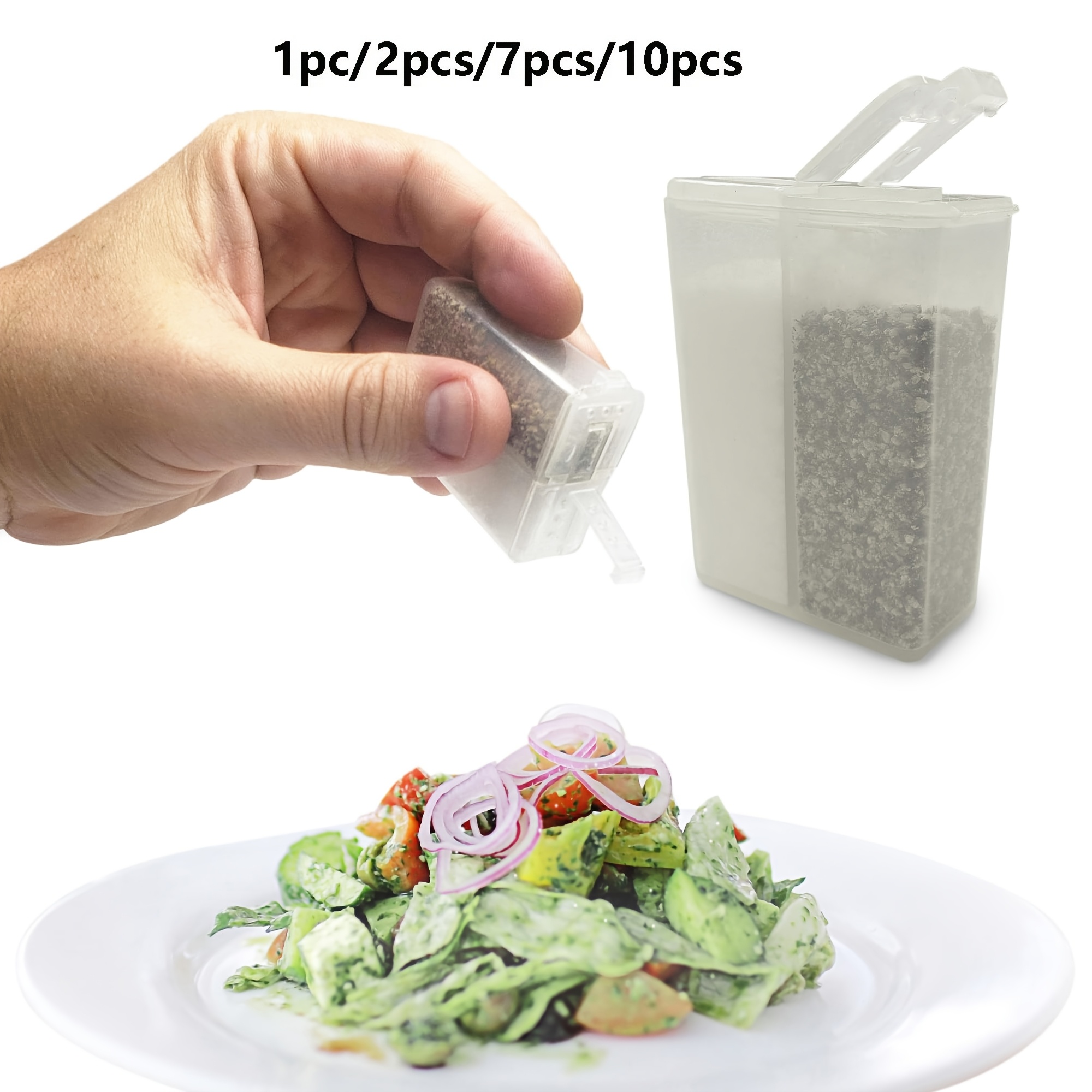 Mini Seasoning Bottles with Tw - مراجعة Camping Cooking Area وسعره