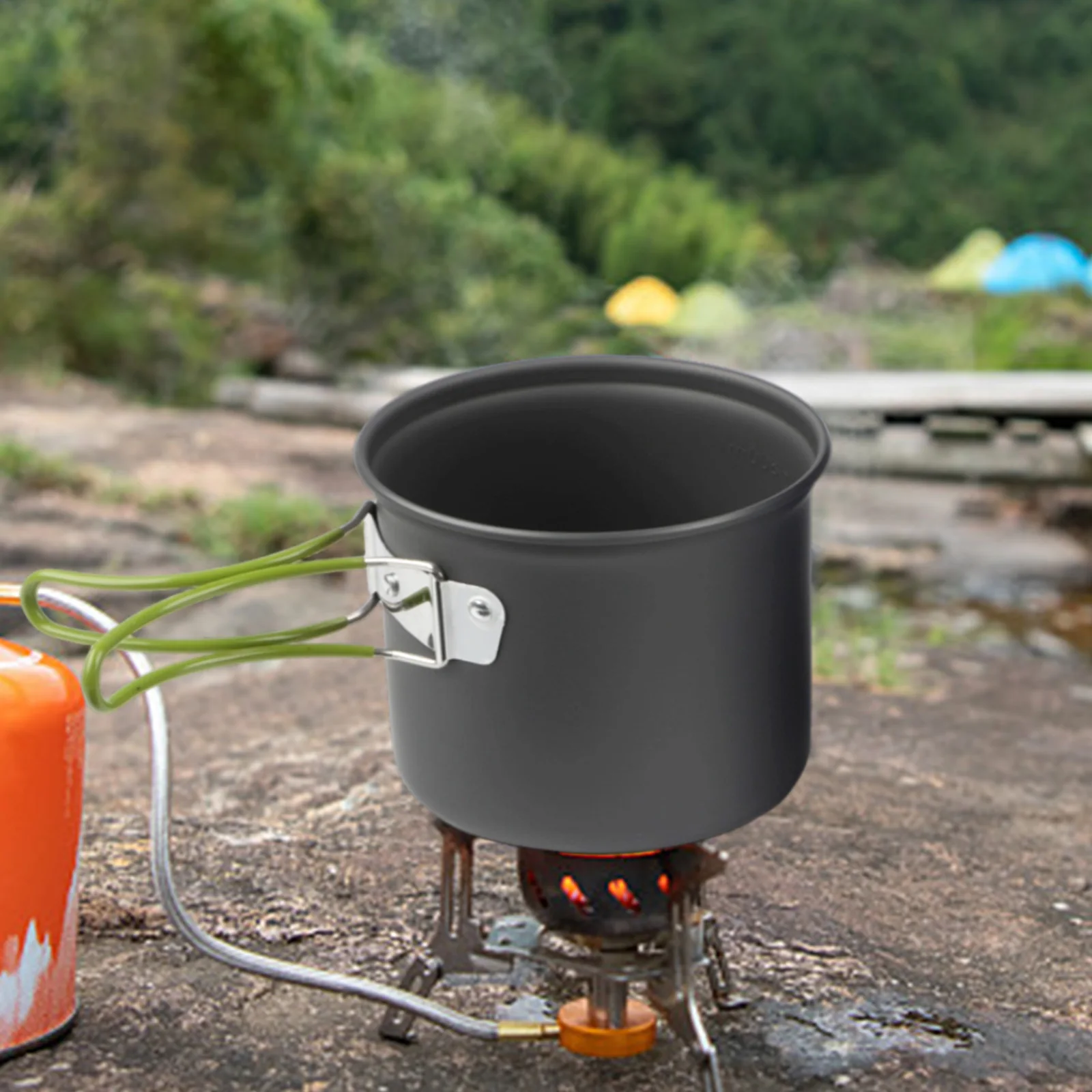 Anodized Aluminum Cookware Cam - مراجعة Camping Cooking Materials وسعره