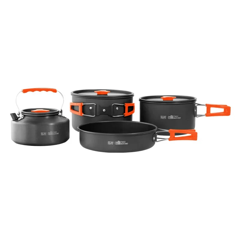 Camping Cookware Set – Outdoor - مراجعة Camping Cooking Set With Kettle وسعره