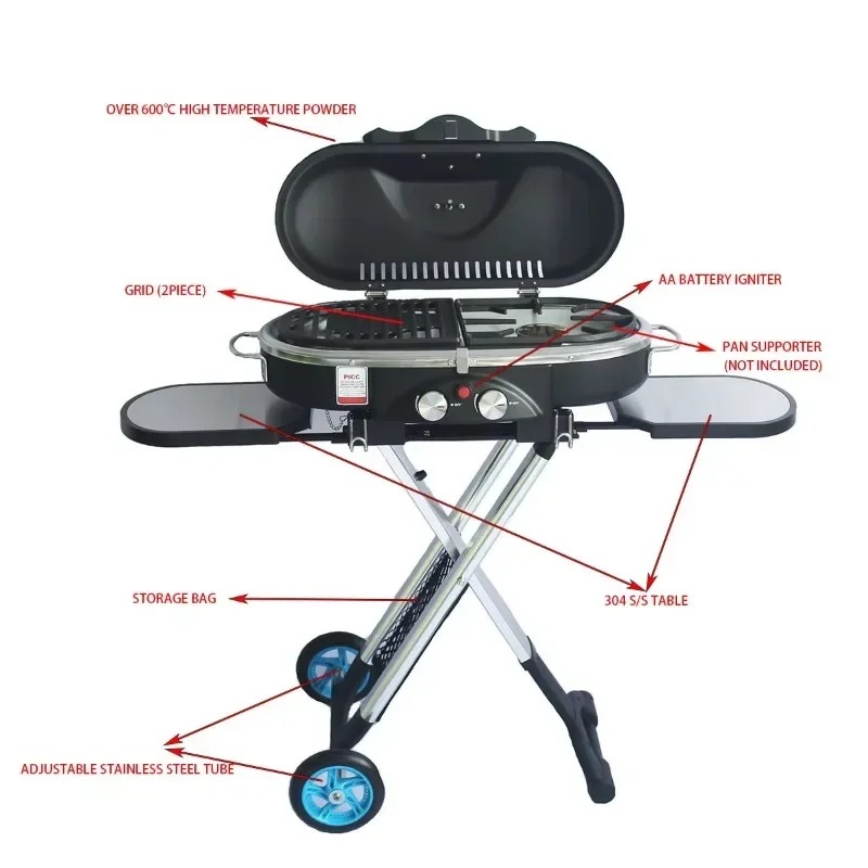 Outdoor indoor gas cooking sto - مراجعة Camping Cooking Range وسعره