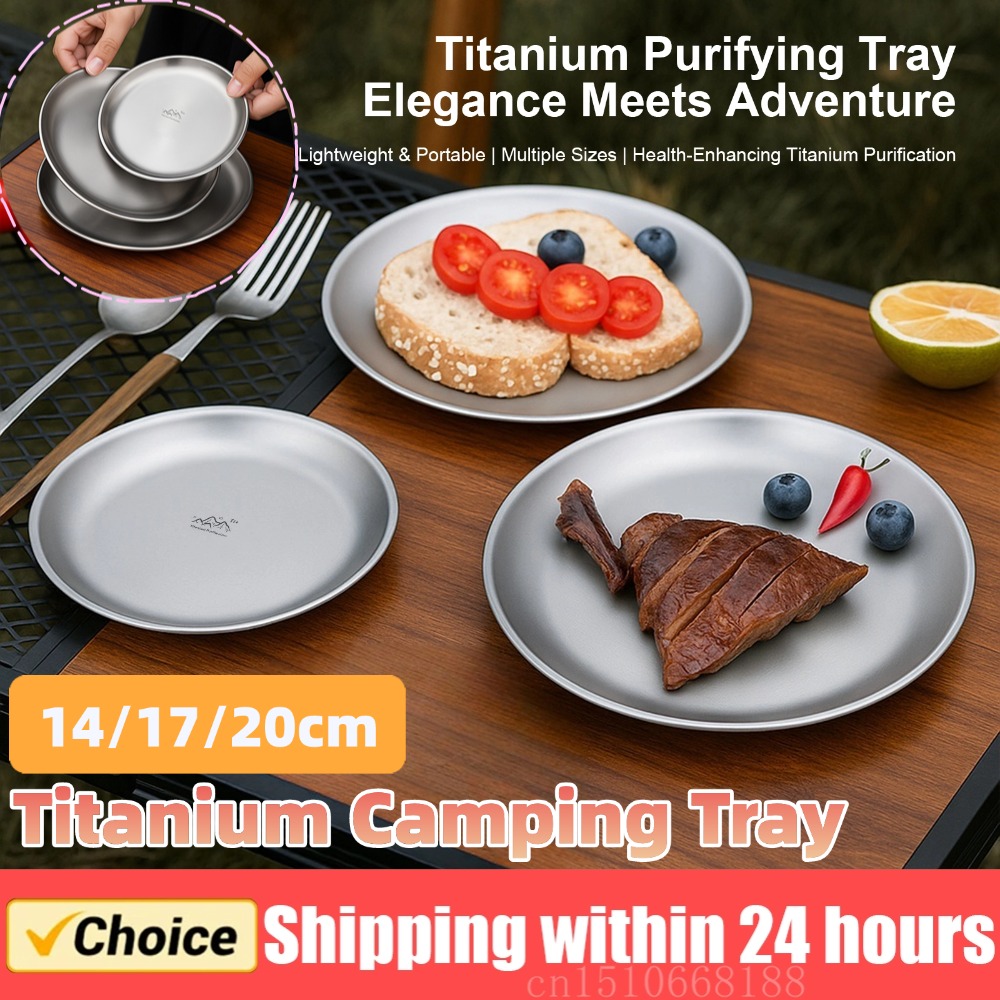 14/17/20cm Titanium Camping Pl - مراجعة Mess Kit Titanium وسعره