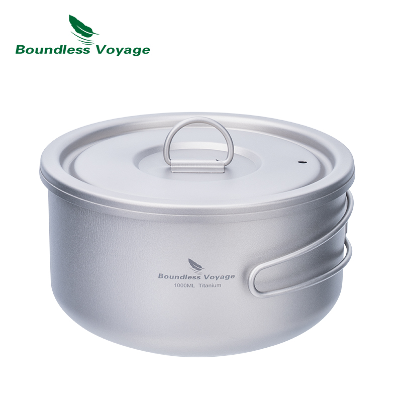 Boundless Voyage Titanium Camp - مراجعة Camping Cooking Set Large وسعره