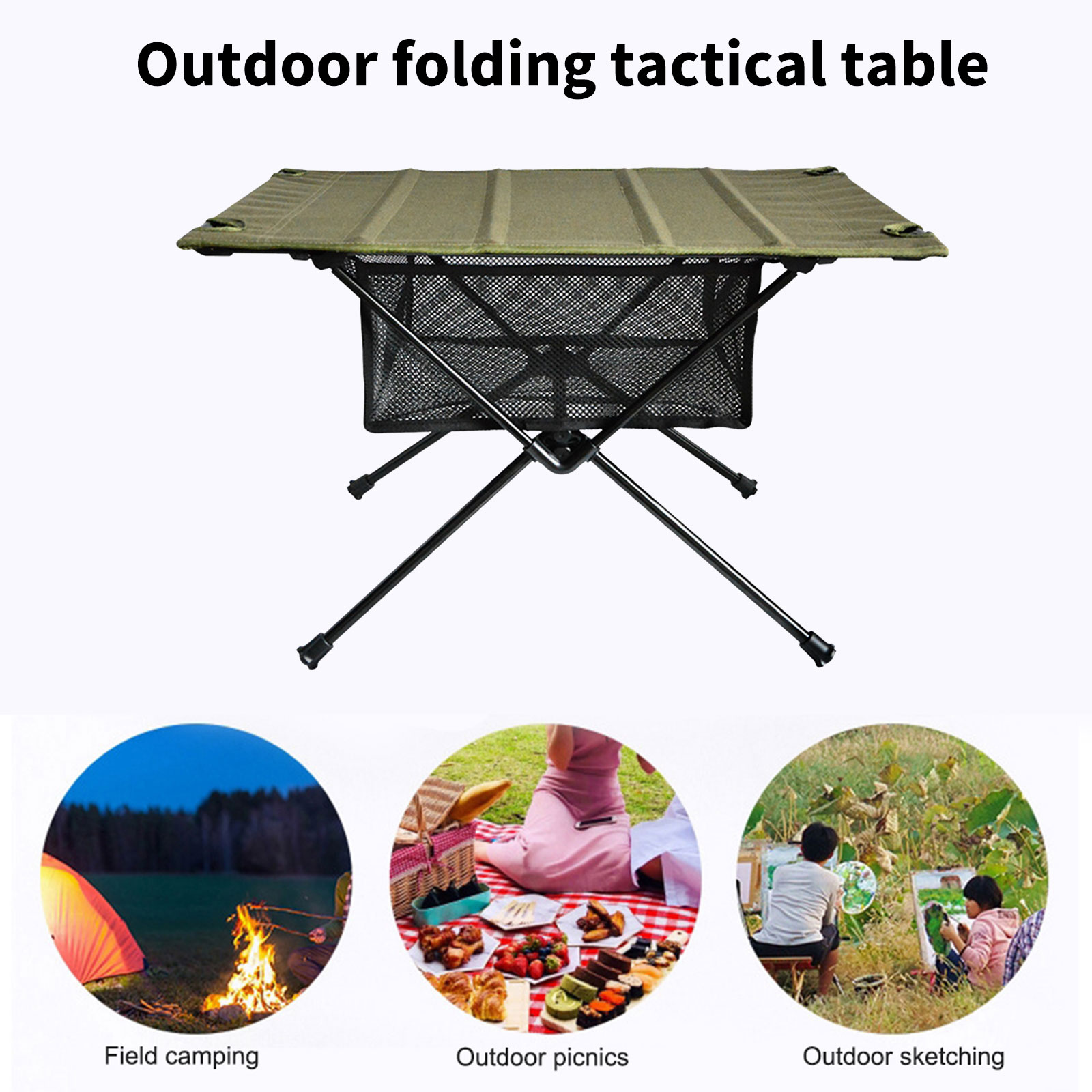 Camping Foldable Table Storage - مراجعة Camping Cooking Rack وسعره