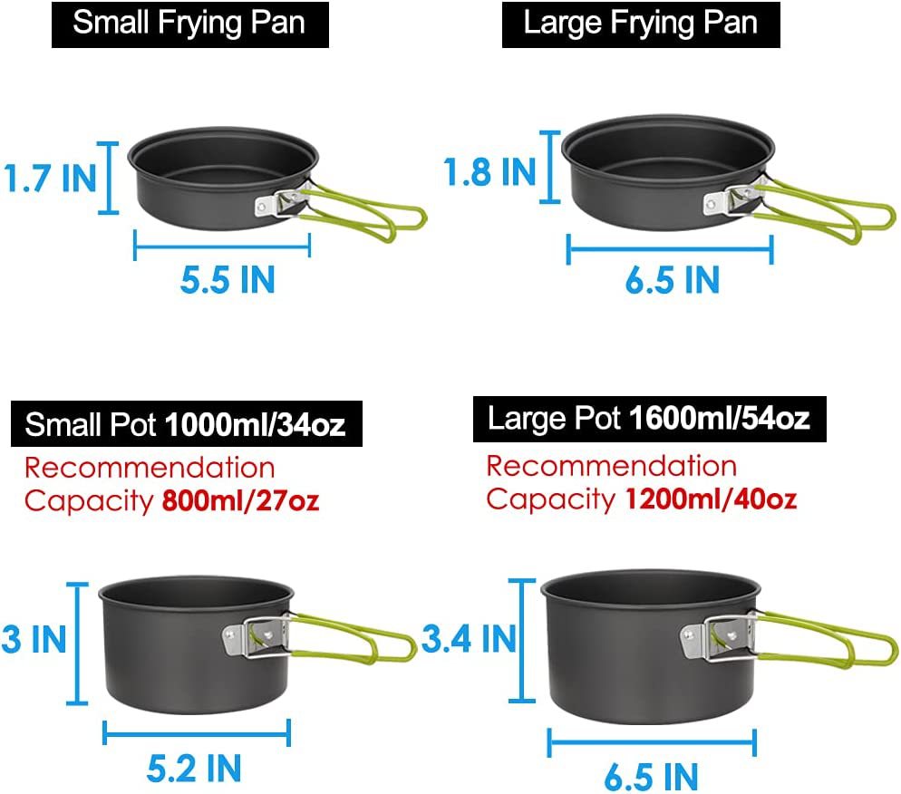 Outdoor cooking pot camping ut - مراجعة Camping Cooking Materials وسعره