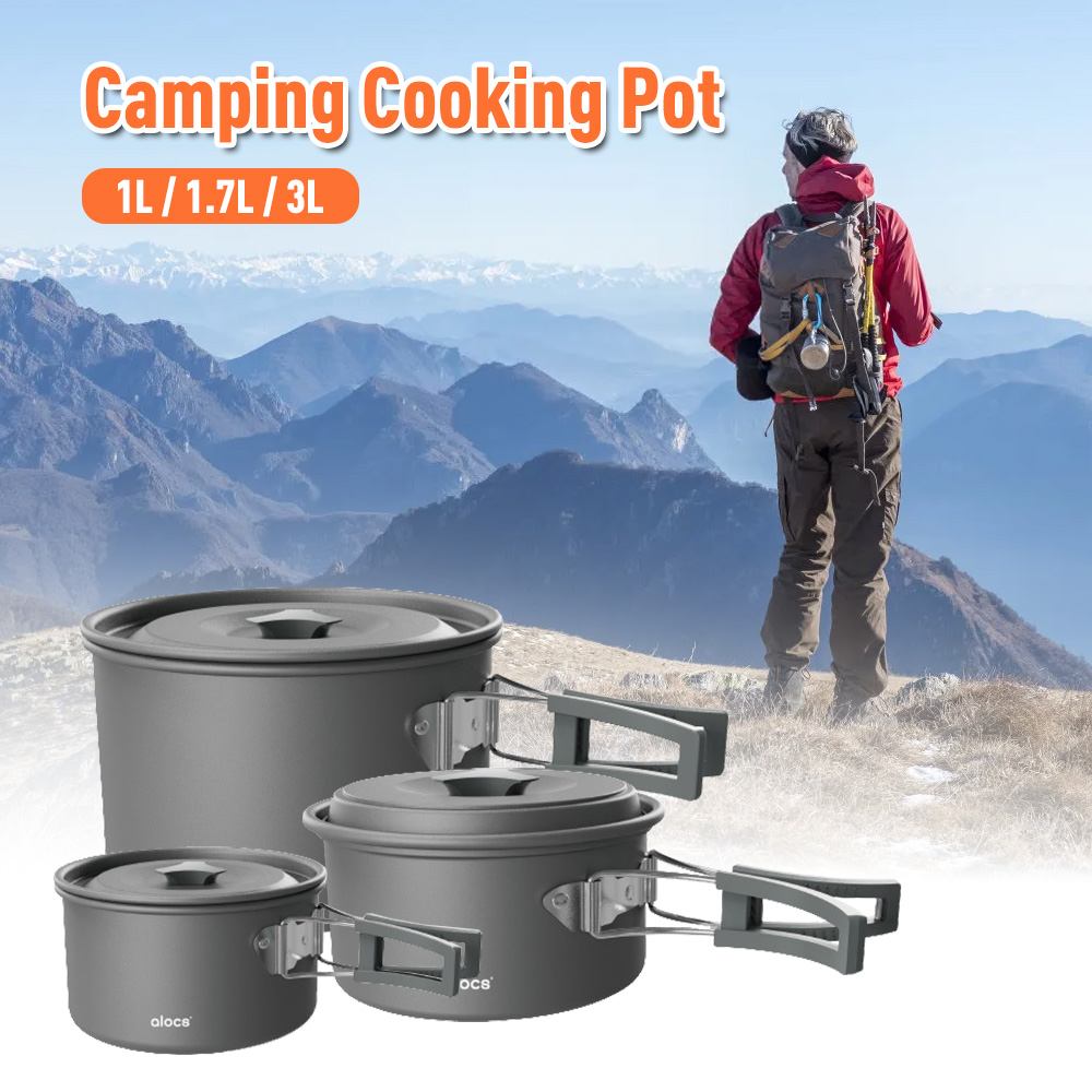 Camping Cooking Pot Aluminum A - مراجعة Camping Cooking Essentials وسعره