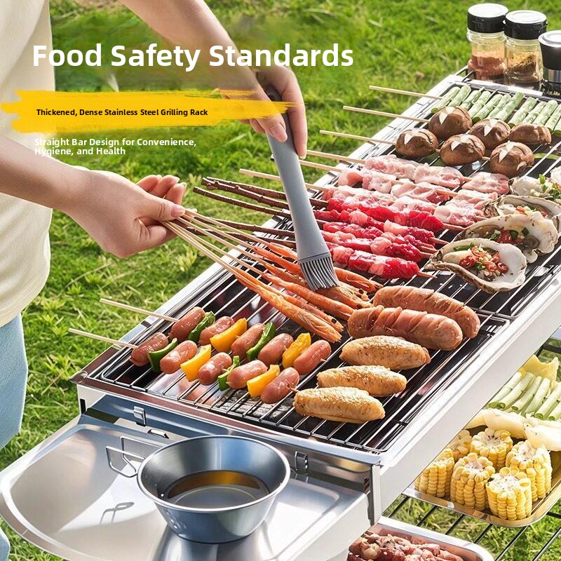 Portable Stainless Steel BBQ G - مراجعة Camping Cooking Requirements وسعره
