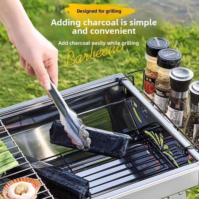 Portable Stainless Steel BBQ G - مراجعة Camping Cooking Requirements وسعره
