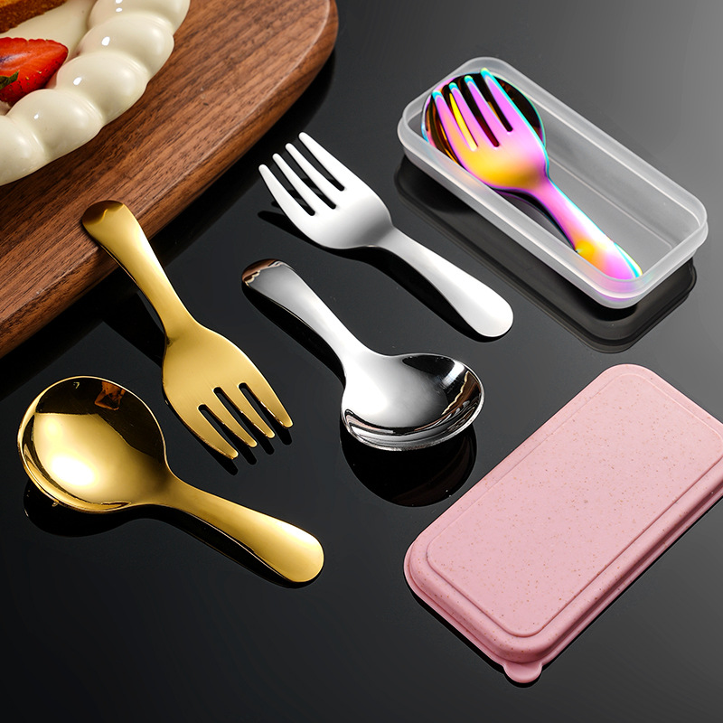 2Pcs Portable Spoon Fork Cutle - مراجعة Japan Camping Cooking وسعره