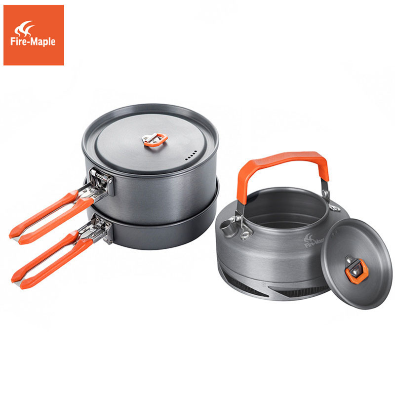 Fire Maple Camping Cookware Ut - مراجعة Camping Cooking Set With Kettle وسعره