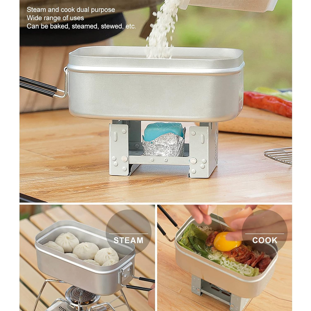 Foldable Bento Box Handle, Lun - مراجعة Camping Cooking Plate وسعره