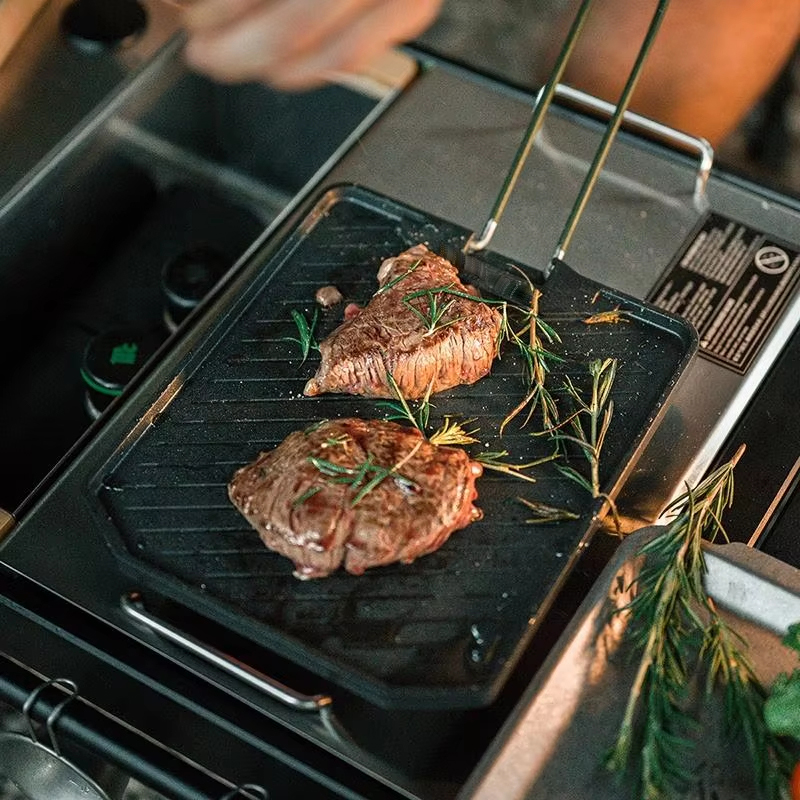 Durable Square Stainless Steel - مراجعة Camping Cooking Range وسعره