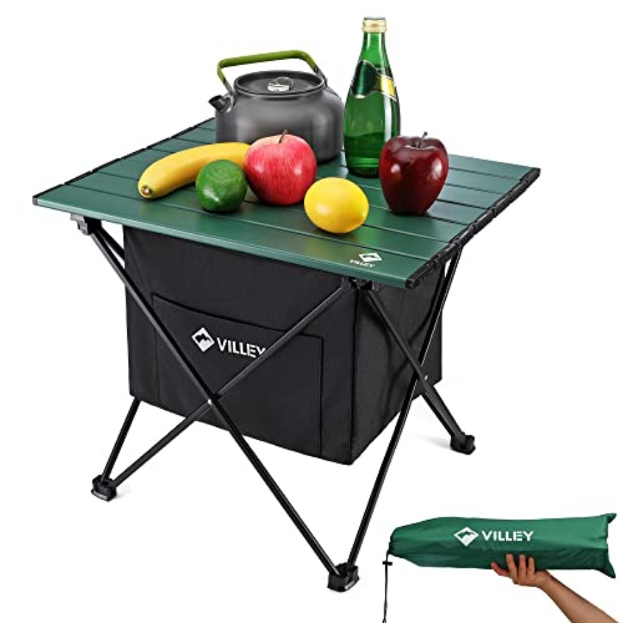Por Side, Ultralight Aluminum  - مراجعة Camping Cooking Table وسعره