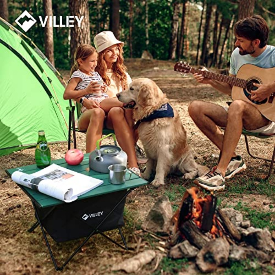 Por Side, Ultralight Aluminum  - مراجعة Camping Cooking Table وسعره