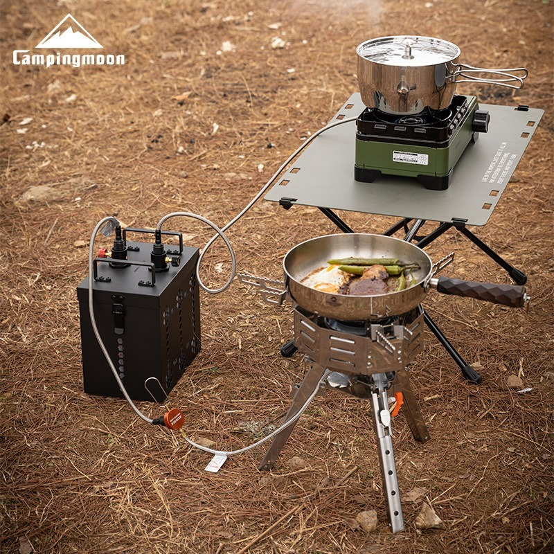 CAMPINGMOON BKZ63 Six Supply T - مراجعة Camping Cooking Range وسعره