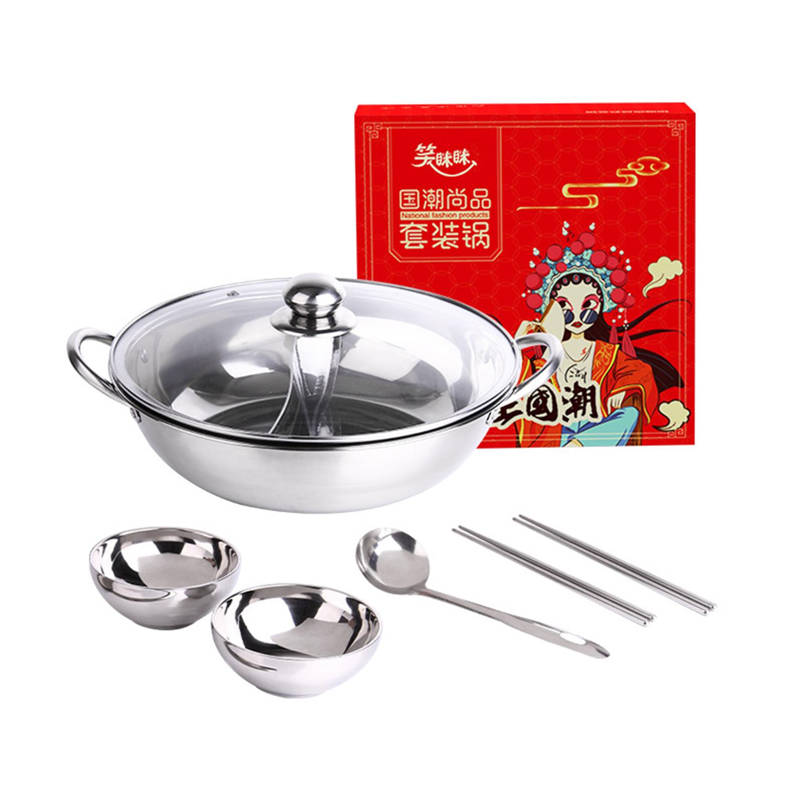 Hot Pot Pan Cooker with Glass  - مراجعة Camping Cooking Pots And Pans وسعره