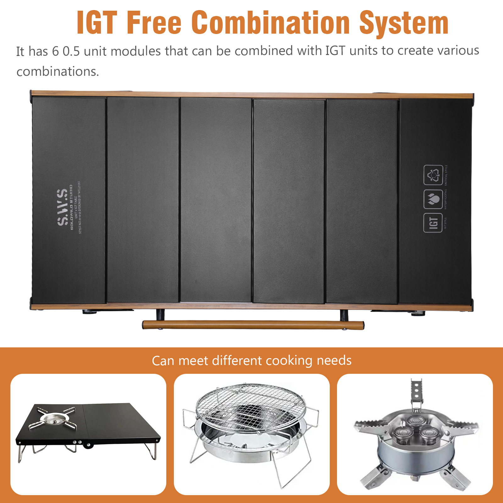 IGT Unit Combination Table wit - مراجعة Camping Cooking Table وسعره