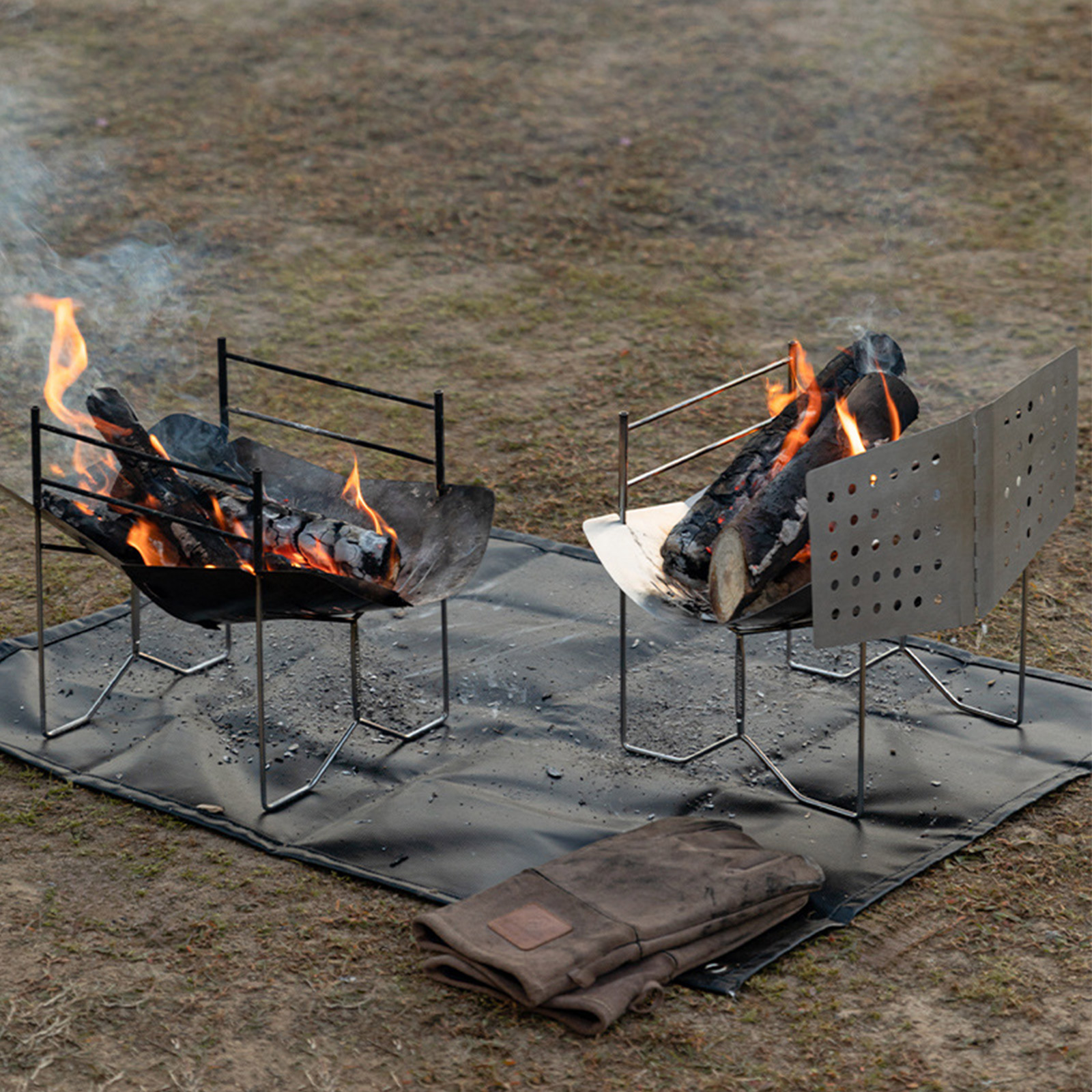 /Stainless /Steel /Foldable Bo - مراجعة Camping Cooking Fire Stove وسعره
