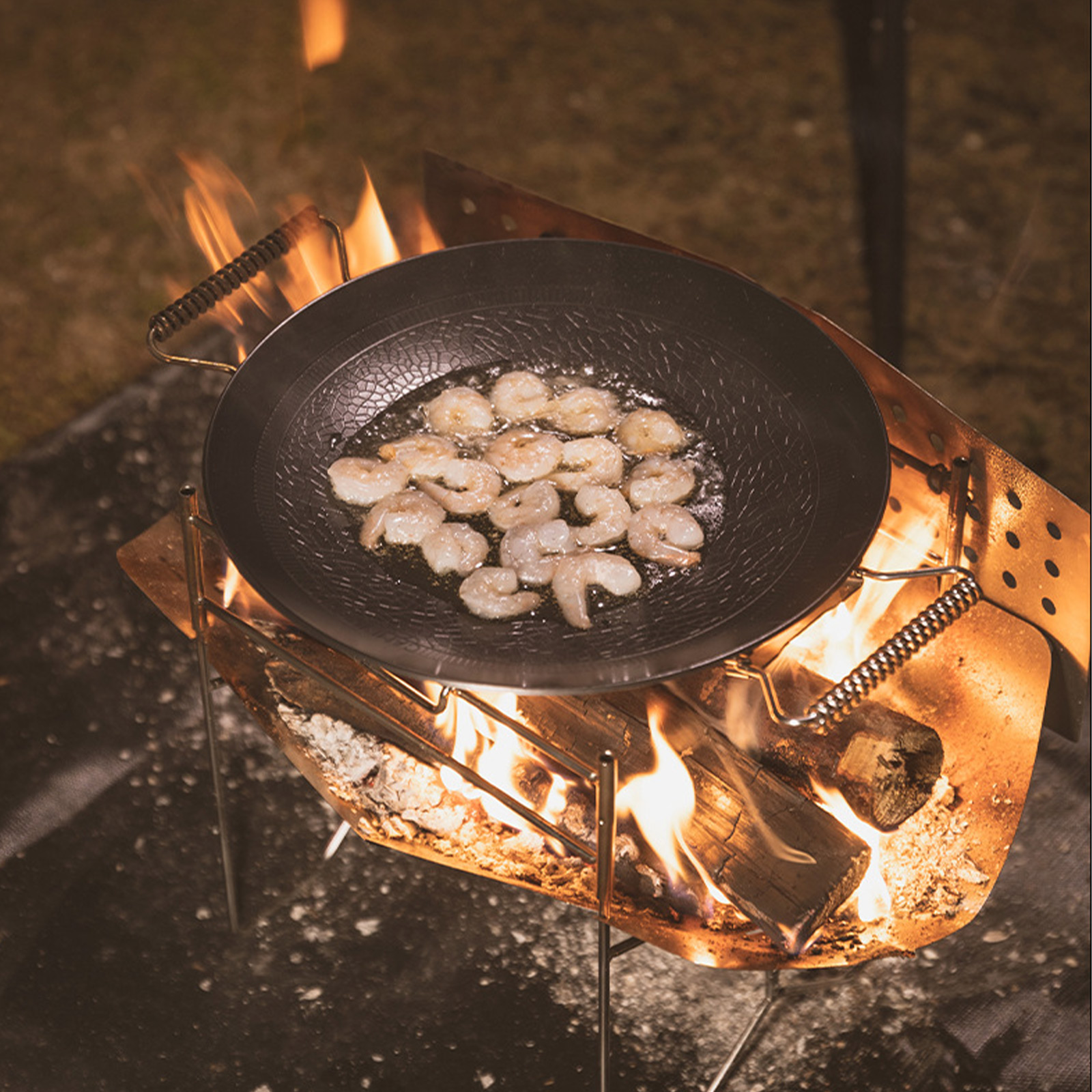 /Stainless /Steel /Foldable Bo - مراجعة Camping Cooking Fire Stove وسعره