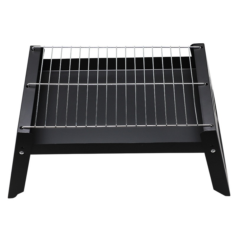 Portable Charcoal BBQ Grill Fo - مراجعة Camping Cooking Grill وسعره