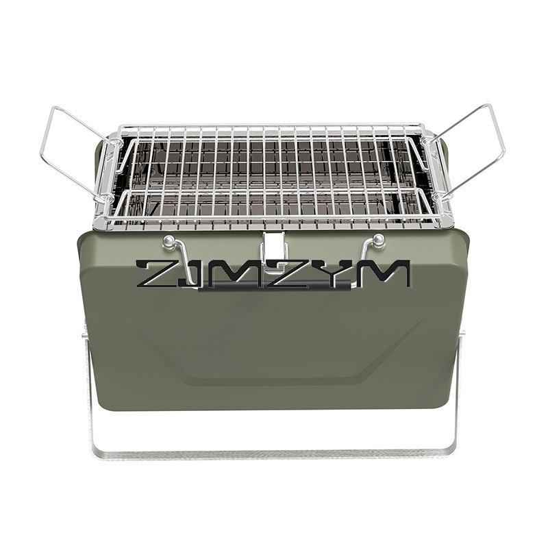Foldable Barbecue Grill Adjust - مراجعة Camping Cooking Range وسعره
