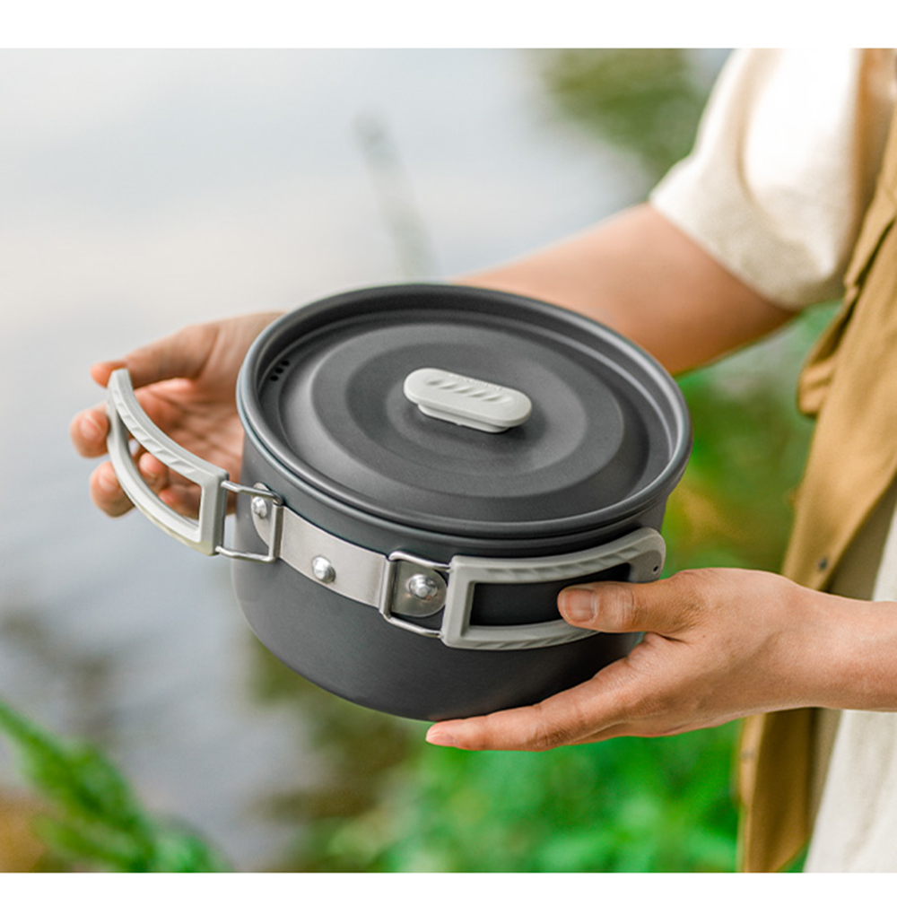 Naturehike Outdoor Pot Set,Cam - مراجعة Camping Cooking Set Large وسعره