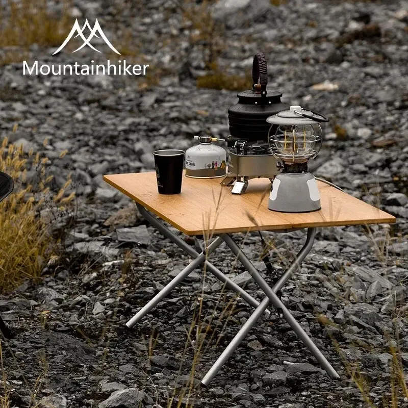 MOUNTAINHIKER 2/3 Bamboo Foldi - مراجعة Camping Cooking Table وسعره