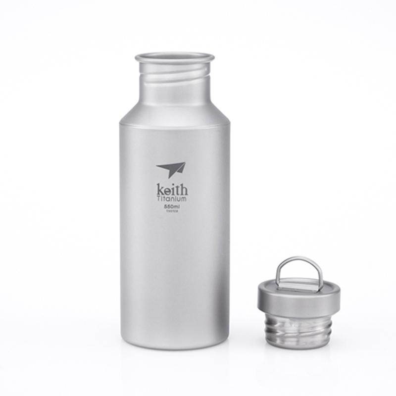 Keith Titanium Water Bottle 55 - مراجعة Mess Kit Titanium وسعره