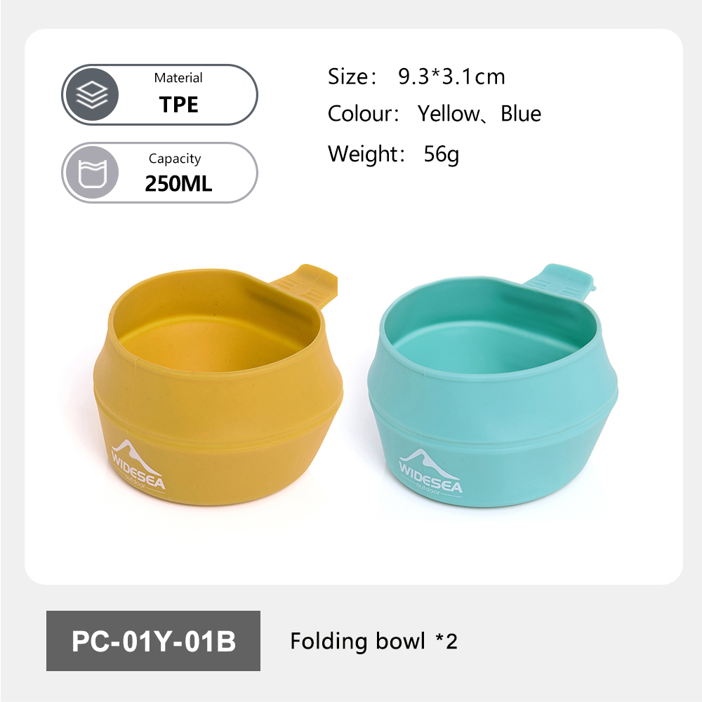 Widesea Camping 250ml Soft Fol - مراجعة Camping Cooking Mug وسعره
